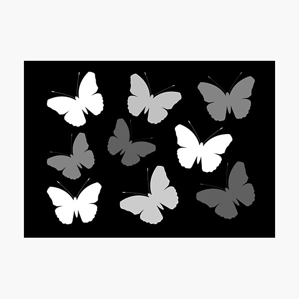 Item preview, Monochrome Butterflies designed and sold by NataliePaskell.
