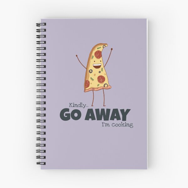 Item preview, Funny Pizza - Kindly Go Away I'm Cooking - Foodie Tee - Food Lover - Unisex Gift Shirt designed and sold by MemWear.