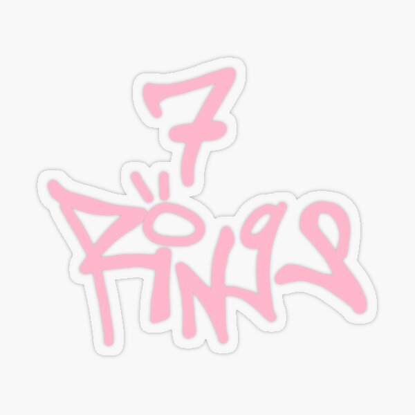 7 Rings Transparent Stickers | Redbubble