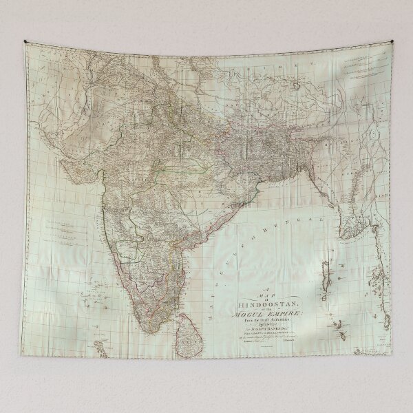 Item preview, Map of India by James Rennell (1788) designed and sold by allhistory.
