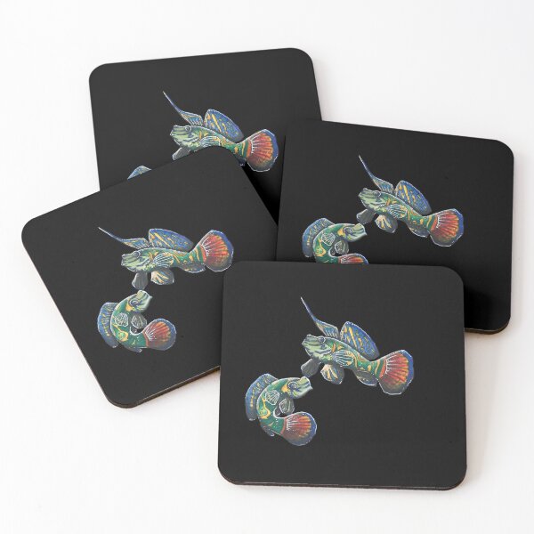 Item preview, Green Mandarin Dragonet Pair designed and sold by Weeping-Willow.