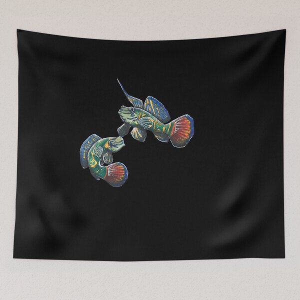 Item preview, Green Mandarin Dragonet Pair designed and sold by Weeping-Willow.