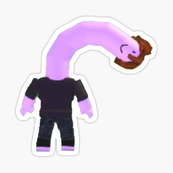 Long Neck Default Roblox Character By Greensocks69 Redbubble - long neck default roblox character sticker