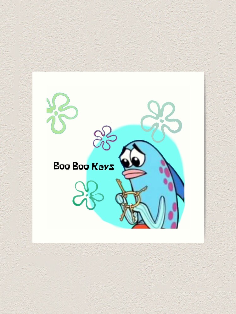 "Boo Boo Keys Meme" Art Print by jordynnart Redbubble