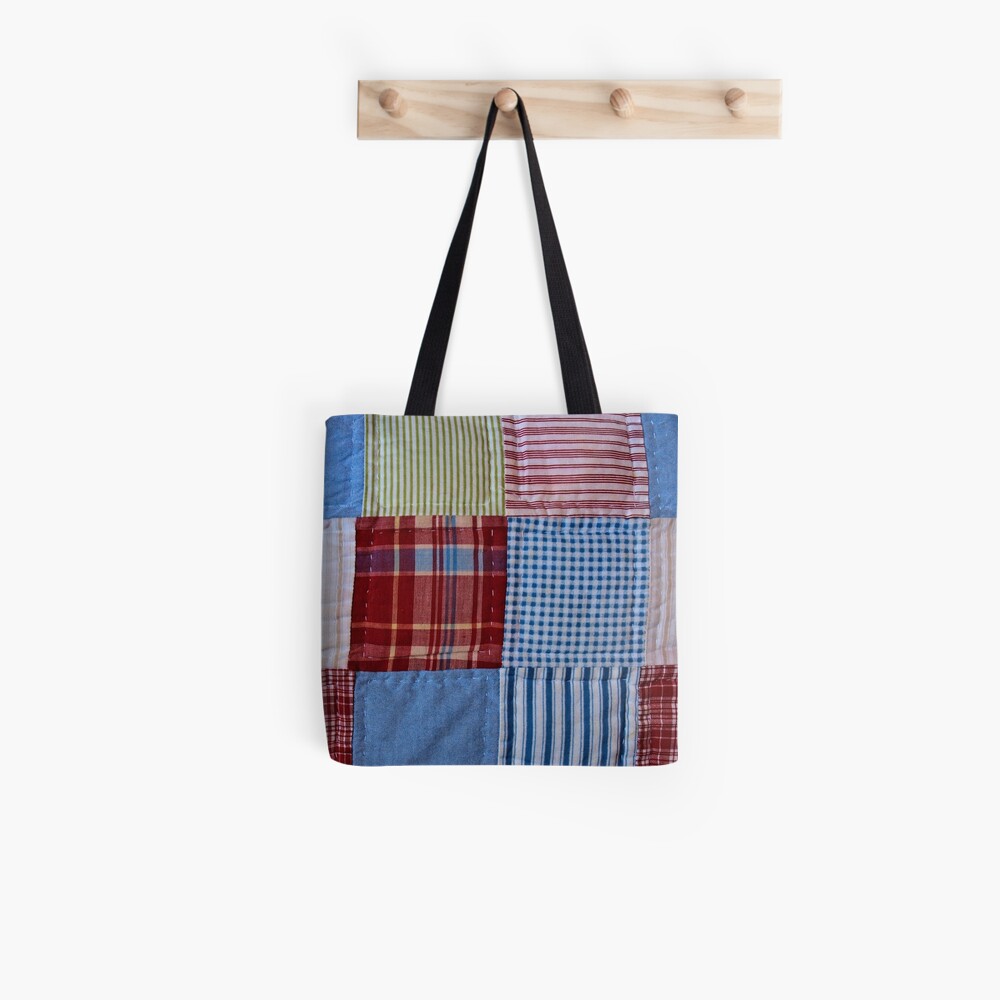 soft quilted tote bag