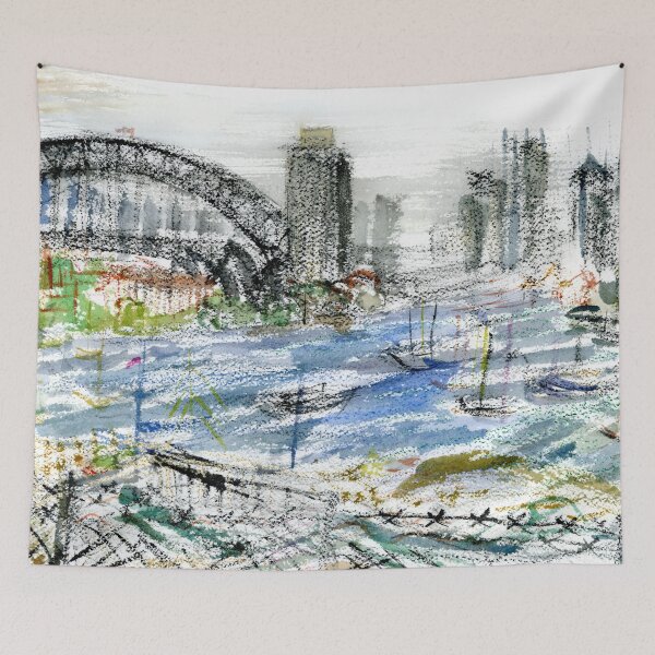 Item preview, Sydney Harbour from Blues Point designed and sold by CeciliaBell.