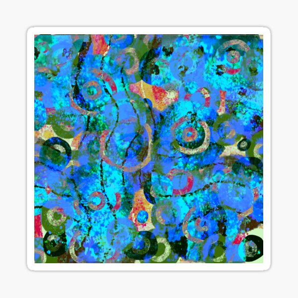 "Circles" | Summer Pattern 1 Sticker
