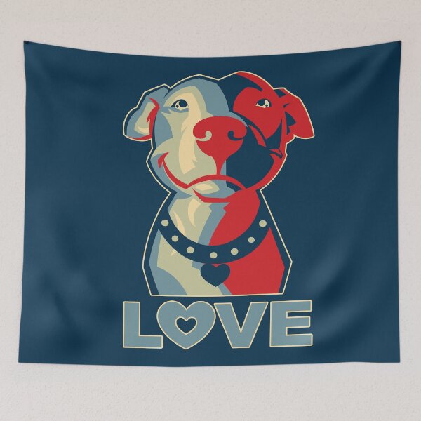 Item preview, Pitbull - LOVE designed and sold by SnoringDragon.