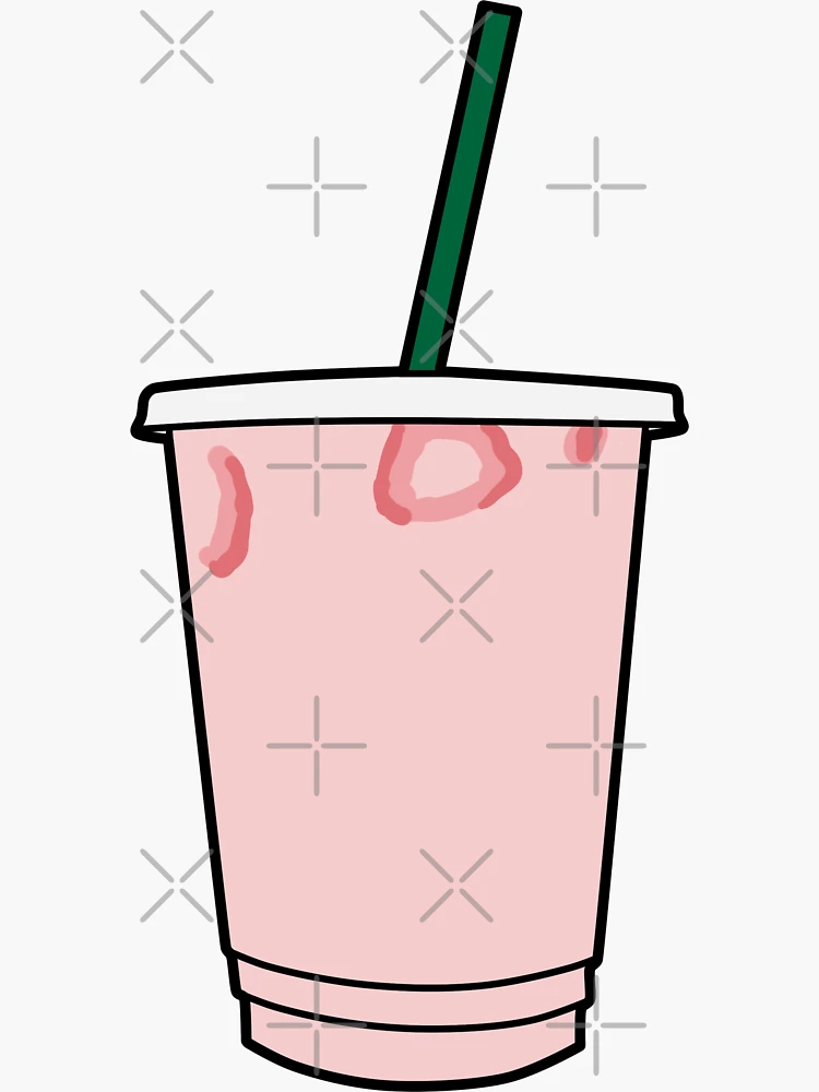 Pink Drink Sticker for Sale by Alyssa Designs