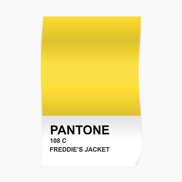 PANTONE Freddie's Jacket Poster
