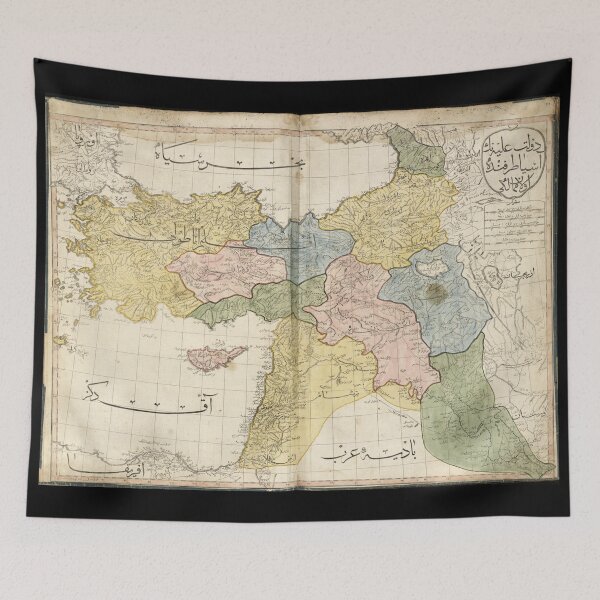 Item preview, Map of the Middle East (Turkey, Asia Minor) from Cedid Atlas (1803) designed and sold by allhistory.