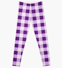 Lilac gingham Leggings