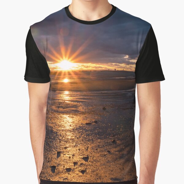 Low Tide Sunset Graphic T-Shirt