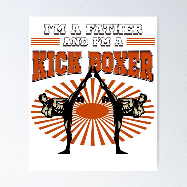 Item preview, Kickboxing Kickboxer Martial Arts Combat Fight Gift designed and sold by design2try.