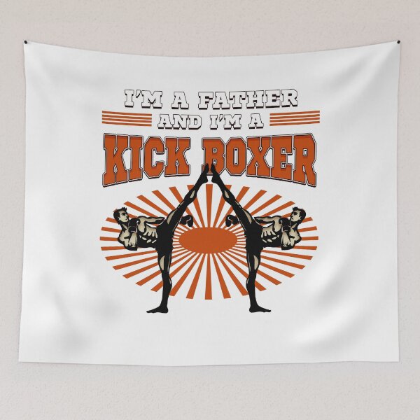 Item preview, Kickboxing Kickboxer Martial Arts Combat Fight Gift designed and sold by design2try.