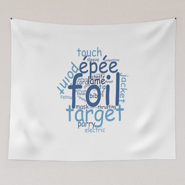 Item preview, Fencing Word Cloud designed and sold by jaygo.
