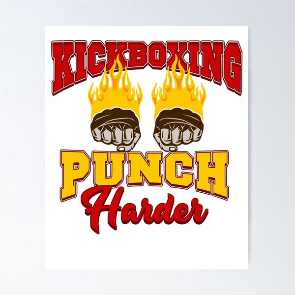 Item preview, Kickboxing Kickboxer Martial Arts Combat Fight Gift designed and sold by design2try.
