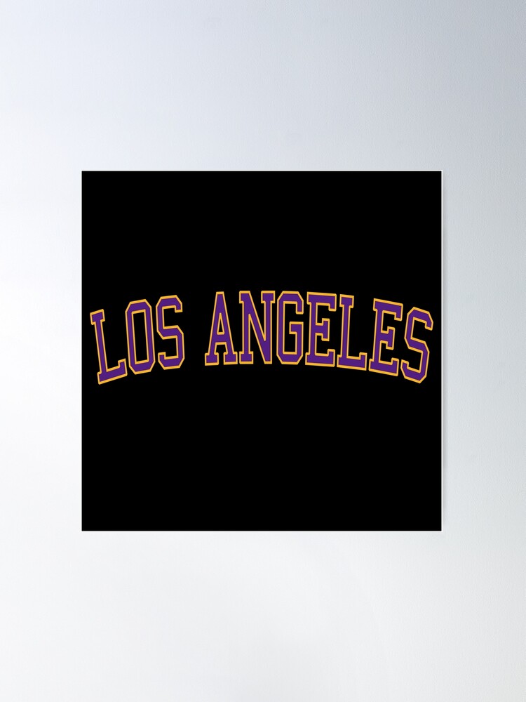 Los Angeles College Font Slogan Graphic Stock Vector (Royalty Free