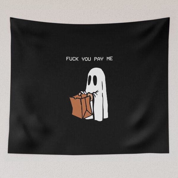 Item preview, Fuck You Pay Me Ghost Robber Gang T-Shirt designed and sold by Joepseudo.