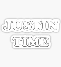 JUSTIN TIME Sticker