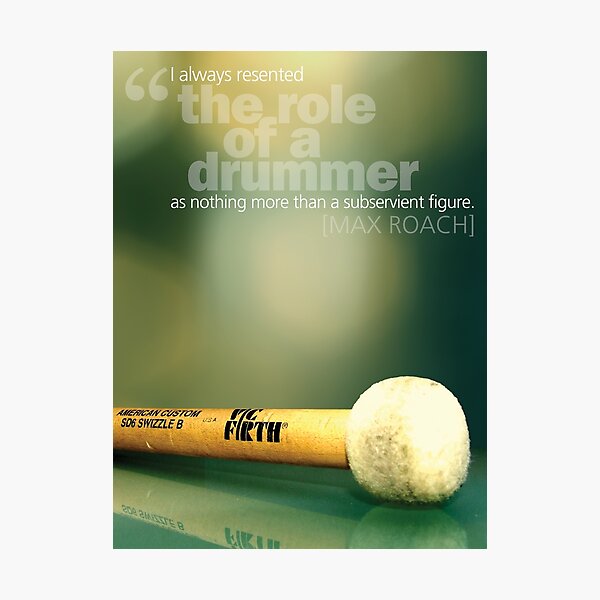 The Role Of The Drummer Photographic Print
