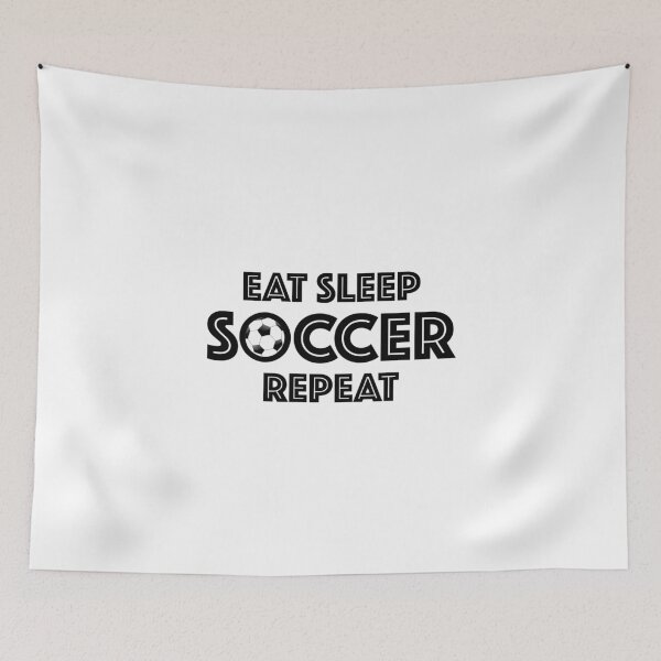Item preview, Food Sleep Football Repeat designed and sold by revoda.