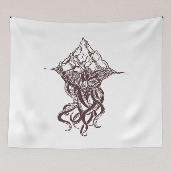 Item preview, Julia Sound (Cthulhu/iceberg) designed and sold by Strange Familiar Art & Design.