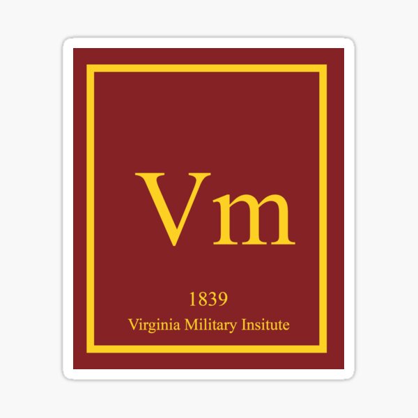 Item preview, Virginia Military Institute Periodic Element designed and sold by thelizzerd.