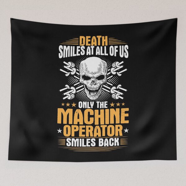 Item preview, Machine Operator Smiles Gift Present designed and sold by Krautshirts.