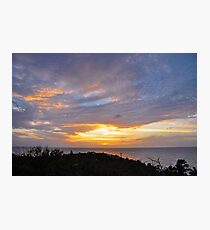 Cloudshow #11 - Sunset from La Olivier Photographic Print