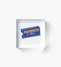 BlockBuster and Chill Acrylic Block