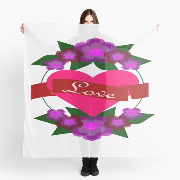 Valentineflorallove Scarf