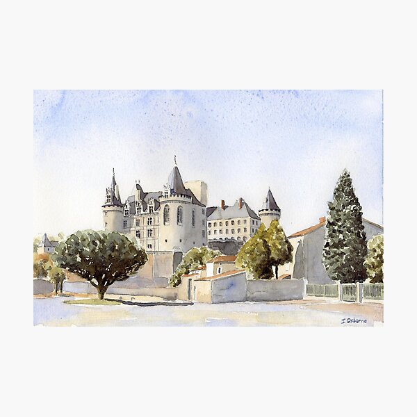Artikelvorschau, Château at La Rochefoucauld, France entworfen und verkauft von ian osborne.