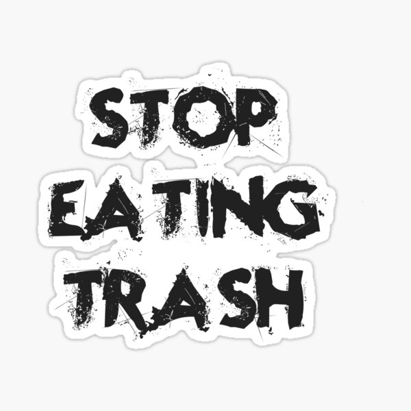 "Stop Eating Trash, Funny Food Quotes, Kitchen, Diet, Healthy Living
