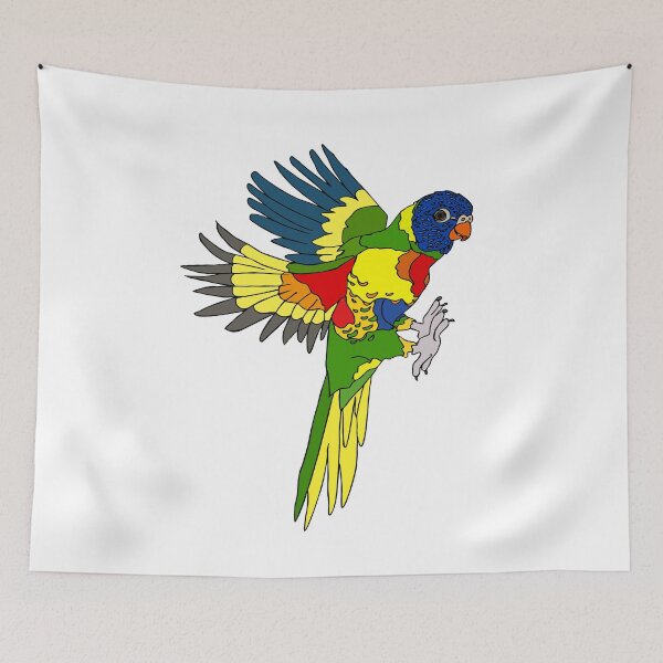 Item preview, Rainbow Lorikeet designed and sold by nolessjess.