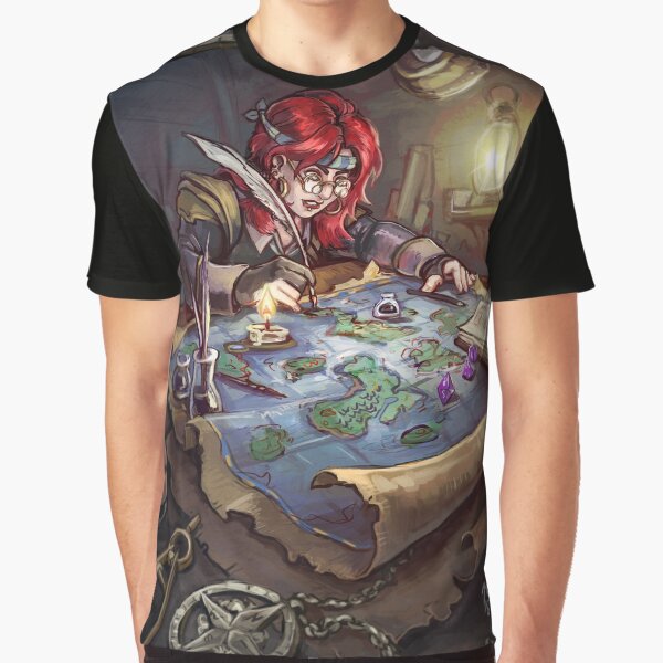 Kartograph Grafik T-Shirt