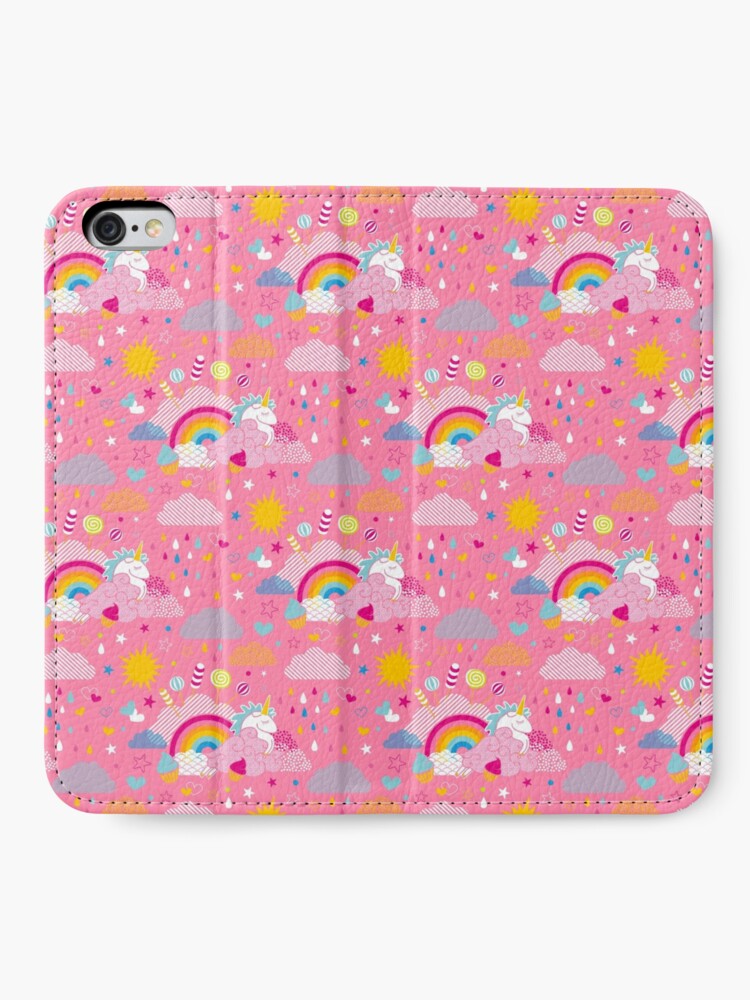 Étui portefeuille iPhone ''be my unicorn' : autre vue