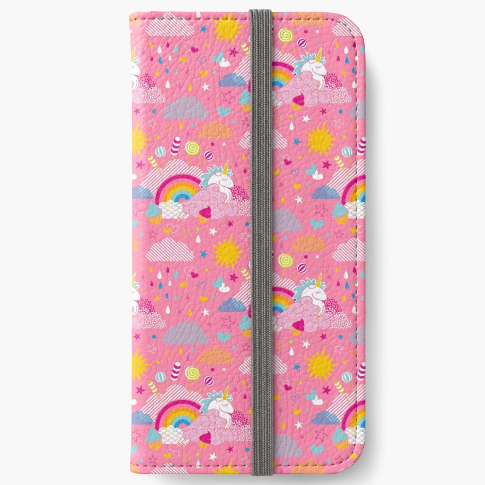 Étui portefeuille iPhone « be my unicorn»