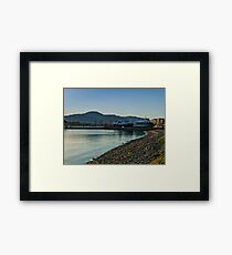 Boats On The Shore Framed Print