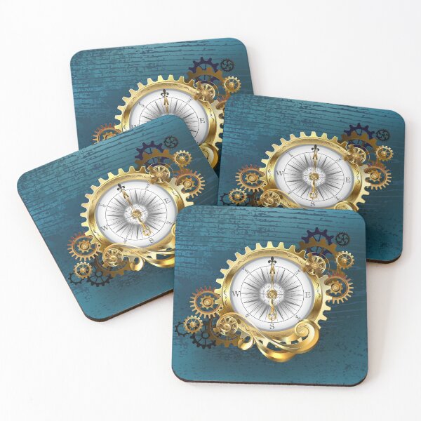Item preview, Antique Compass with Gears ( Steampunk ) designed and sold by Blackmoon9.