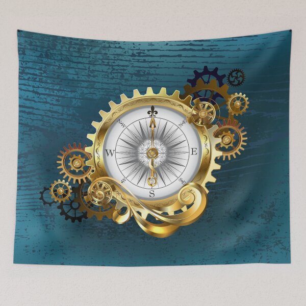 Item preview, Antique Compass with Gears ( Steampunk ) designed and sold by Blackmoon9.