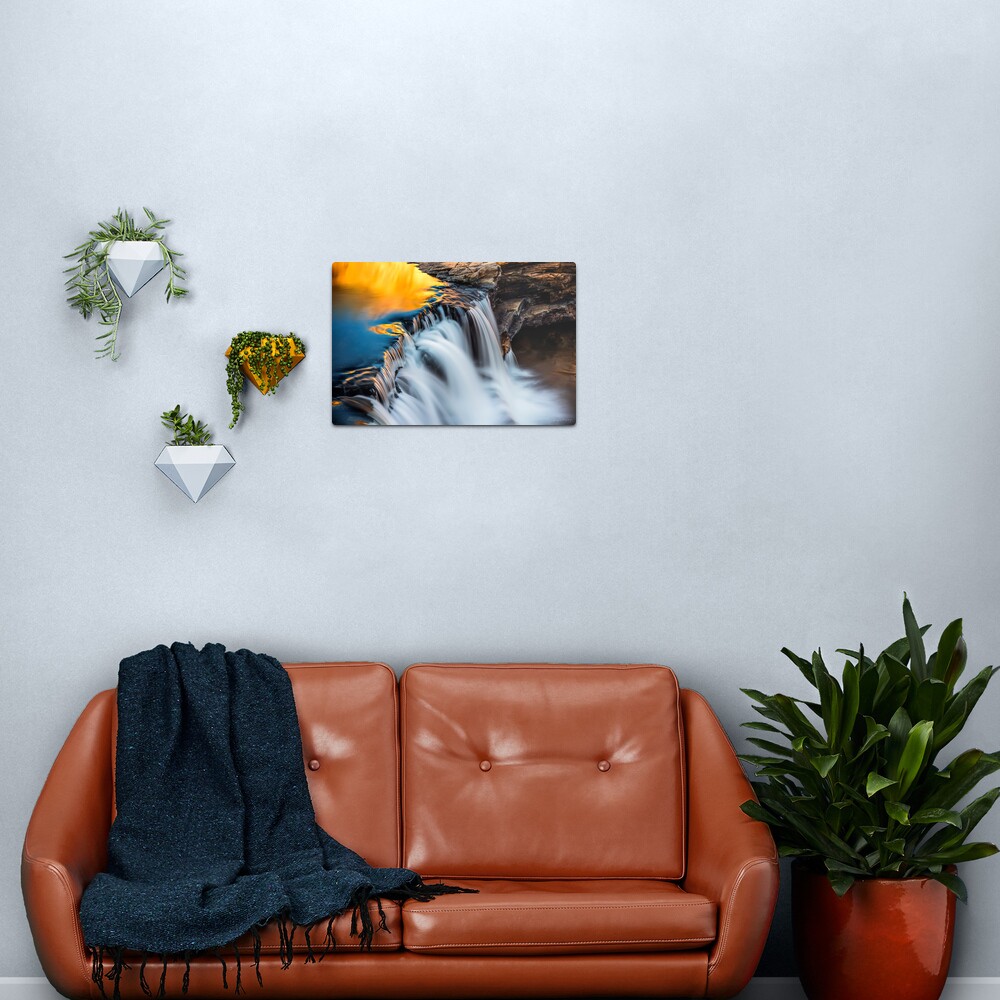 Molten Gold (Bell Gorge) Metal Print
