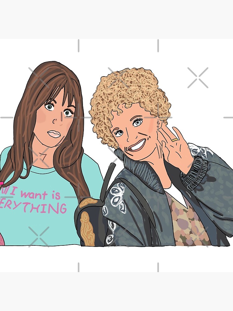 "Kath and Kim" Throw Pillow by NOMbyMON Redbubble