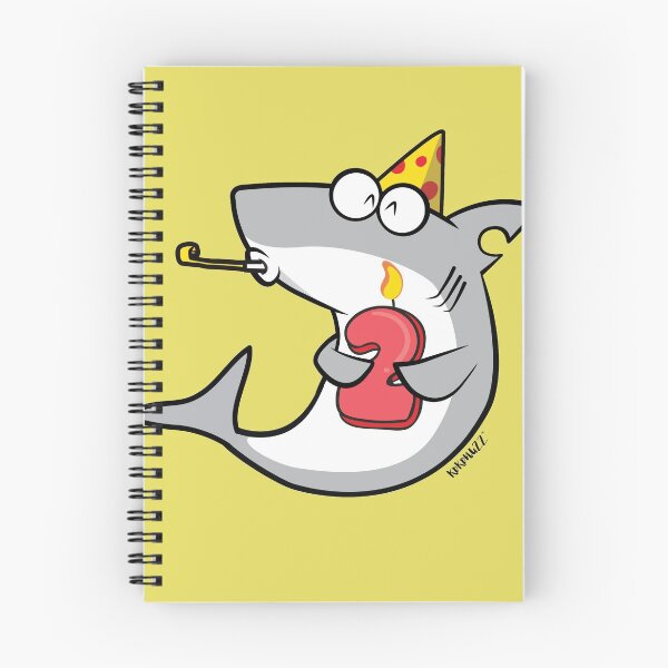 Item preview, 2 year Birthday / 2nd anniversary party with FIN the shark designed and sold by Kokonuzz.