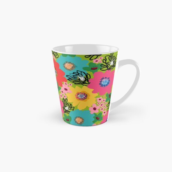 Flower Power – Bright Green Tall Mug