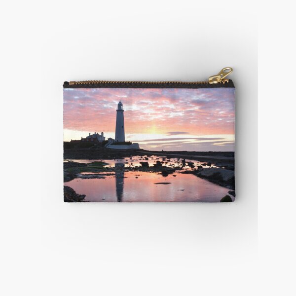 Item preview, St Marys Island Lighthouse Sunrise designed and sold by tynesidephotos.