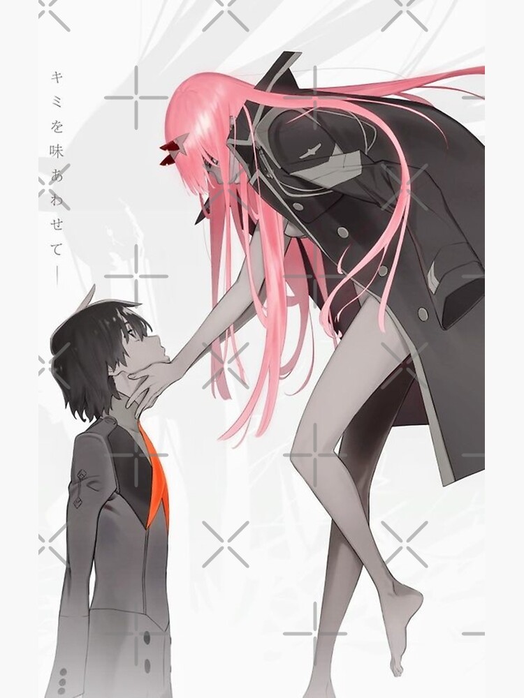 Darling In The Franxx Hiro And Zero Two Poster By Ltgs19 Redbubble 