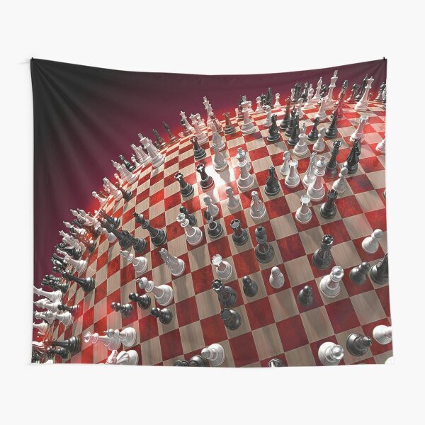 #competition, #chess, #war, #fun, #army, knight, winning, success, queen, chess piece, struggle, leisure games, strategy, agility Tapestry