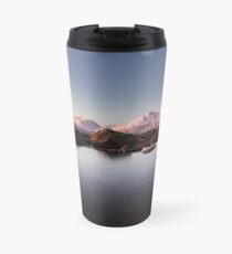 Lyngenalps by Moonlight Travel Mug