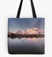 Lyngenalps by Moonlight Tote Bag